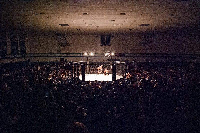 MMA拳手笼斗图片