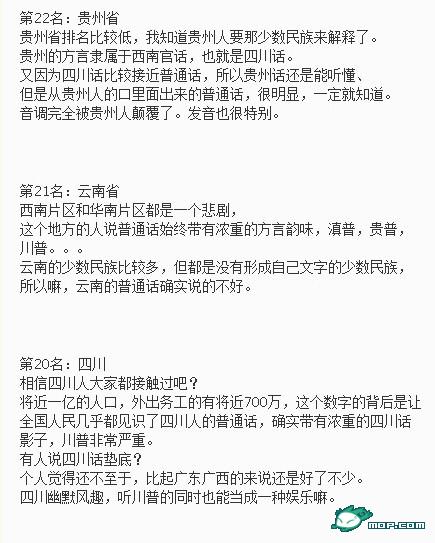 普通话排行图片