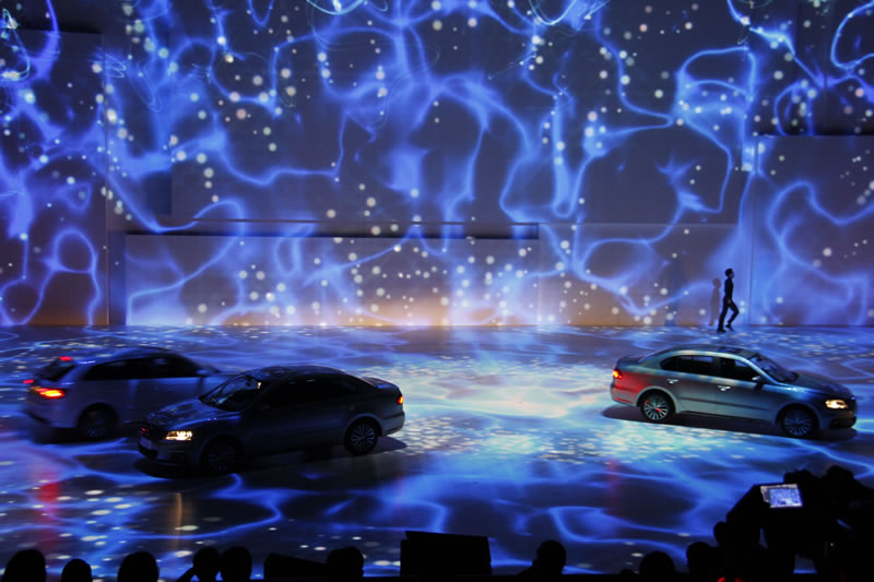 上海大众LAVIDA之夜:舞蹈滑冰表演 张杰献唱