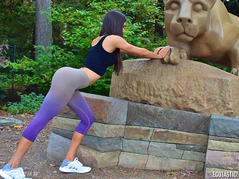 网曝<em>美女健身</em>私房照 身材性感大秀<em>马甲</em>线-科技