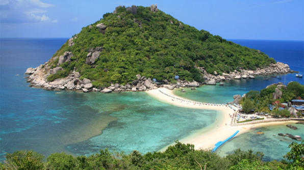 龟岛(koh tao 泰国 如果你想来一段浪漫的热带旅行,去泰国的龟岛