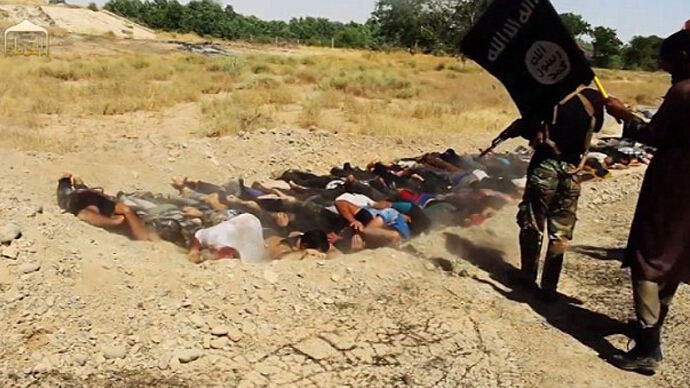 组图:逊尼派极端组织isis公布屠杀画面庆祝开斋节到来
