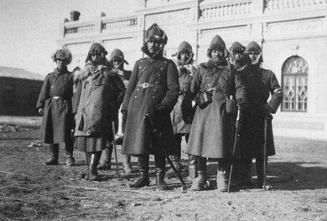 历史上鬼子进村真实老照片